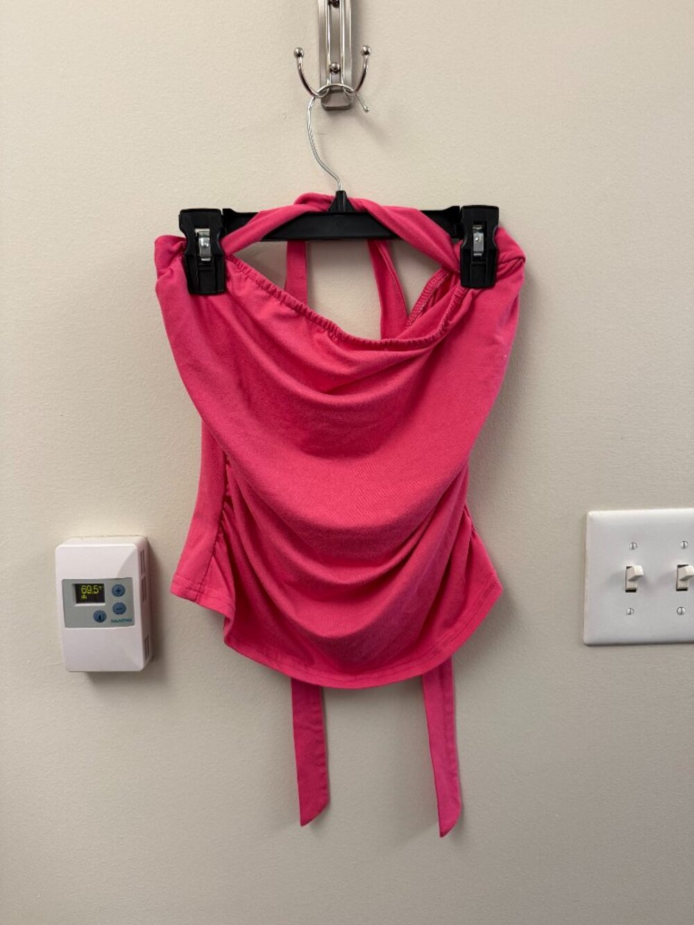 pink halter top